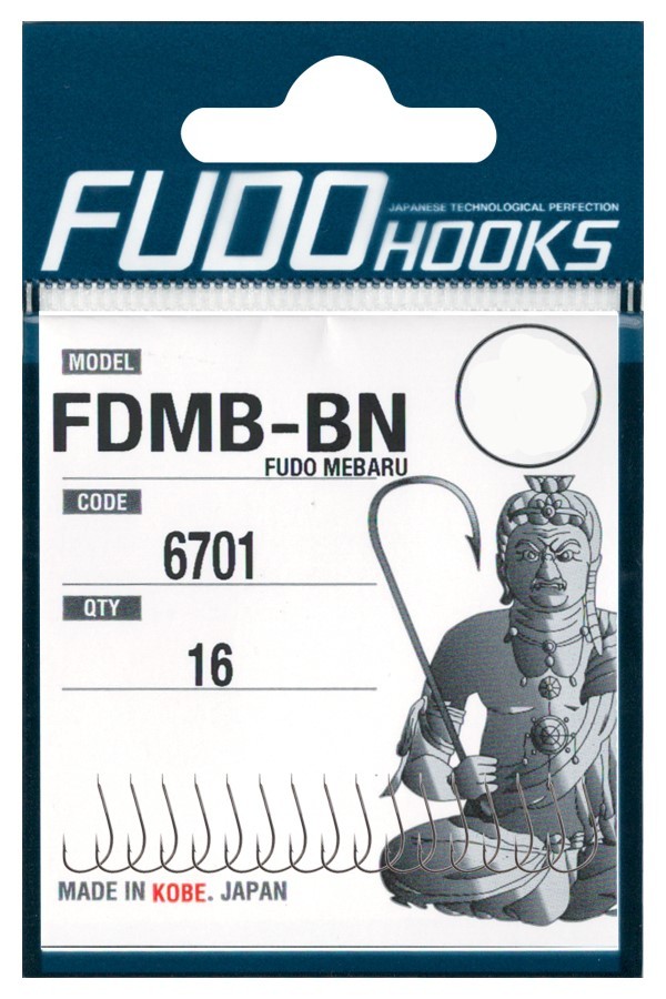 Крючки Fudo Mebaru FDMB-BN 6701 BN №6  - фото 1