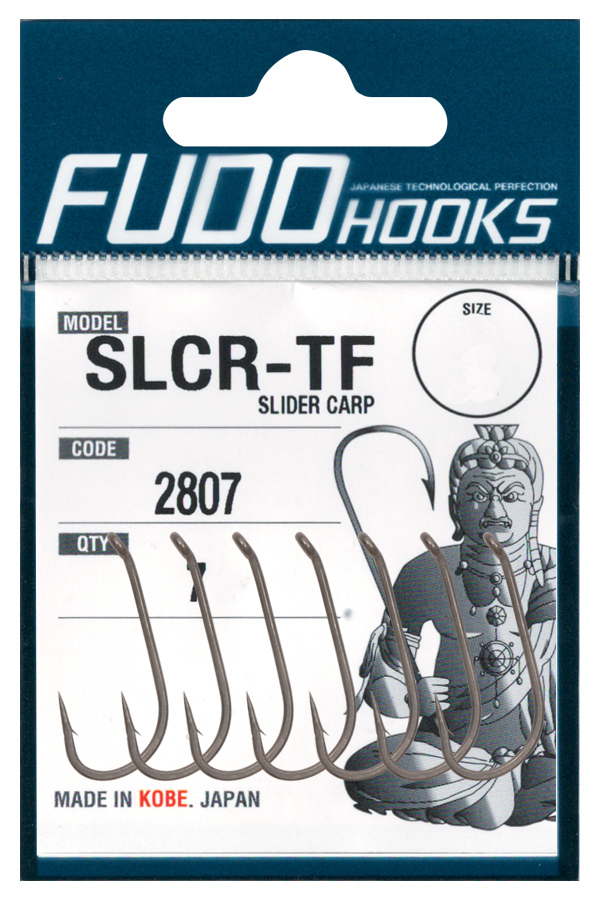 Крючки Fudo Slider Carp SLCR-TF 2807 TF №2  - фото 1