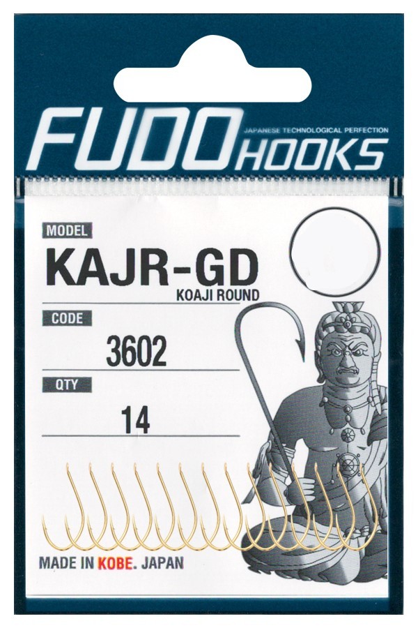 Крючки Fudo Koaji Round KAJR-GD 3602 GD №14  - фото 1