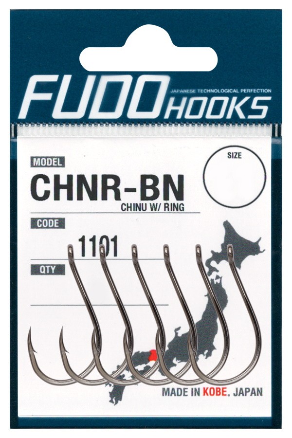 Крючки Fudo Chinu W/ Ring CHNR-BN 1101 BN №10  - фото 1