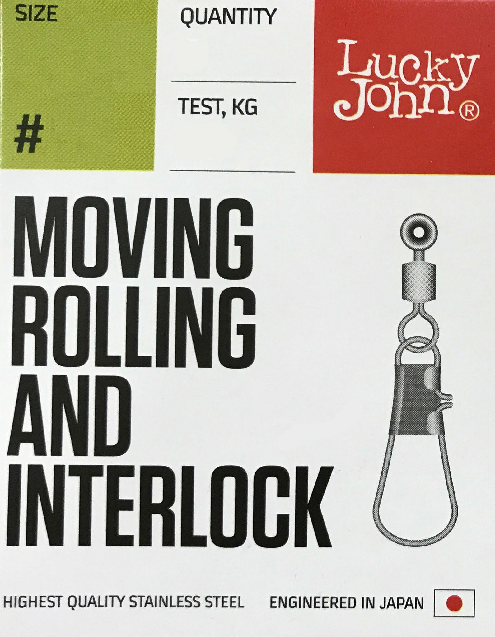 Вертлюг Lucky John Moving Rolling and Interlock 03L black - фото 1