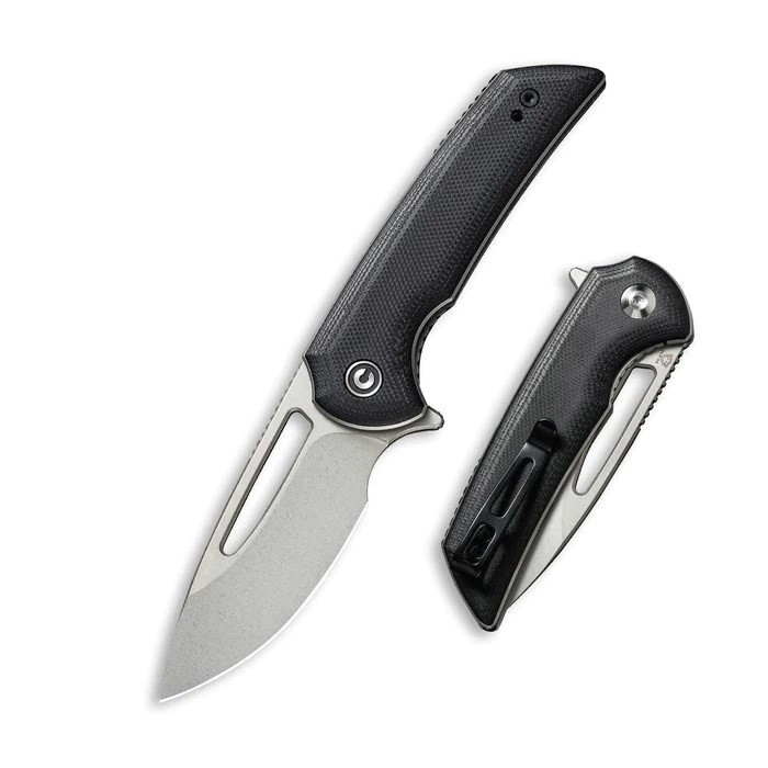 Нож Civivi Odium Flipper Knife G10 Handle (2.65&quot; D2 Blade) black  - фото 1