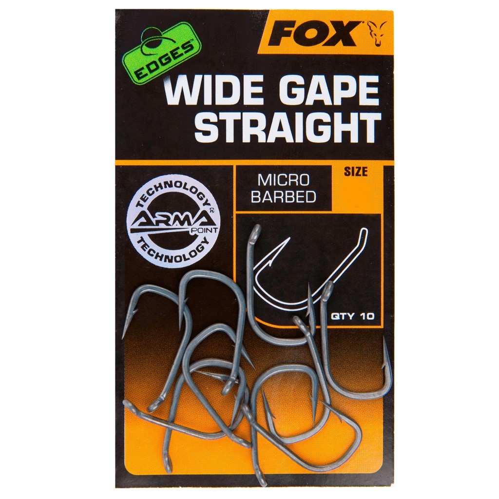 Крючки Fox EDGES Wide Gape Straight №2 - фото 1