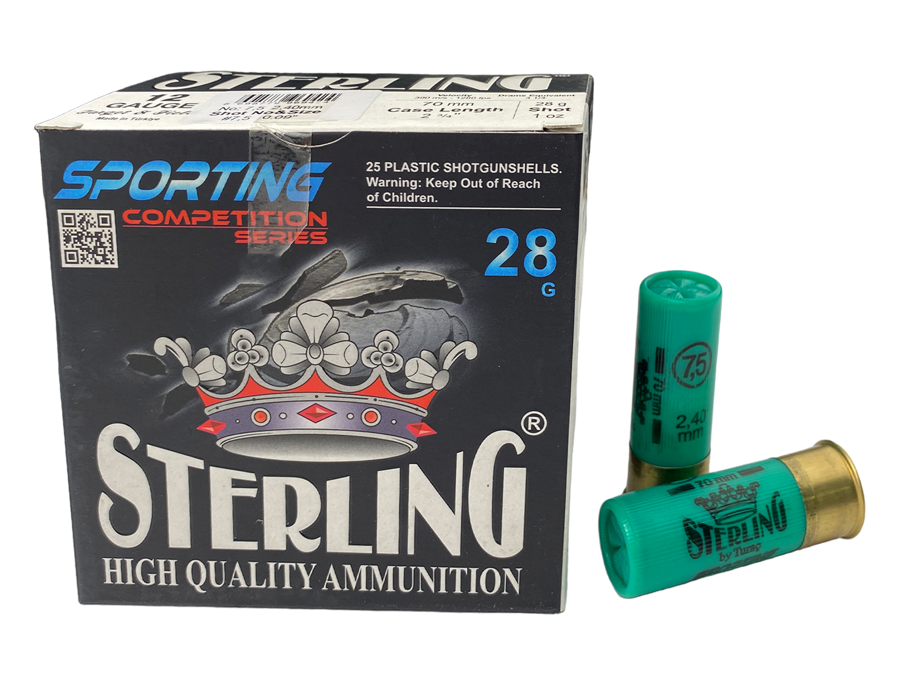 Патрон 12х70 Sterling Sporting 7,5 28гр - фото 1