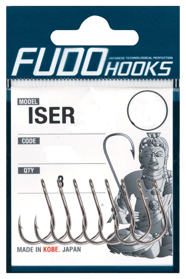Крючки Fudo Iseama W/ Ring ISER-TF 3007 TF №2/0  - фото 1