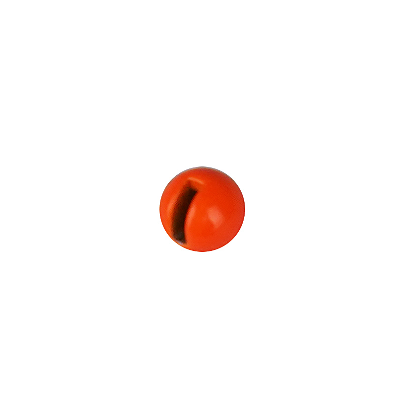 Бусина УЛОВКА с вырезом вольфрам 0,4гр 3,8мм оранжевый fluo уп.5шт