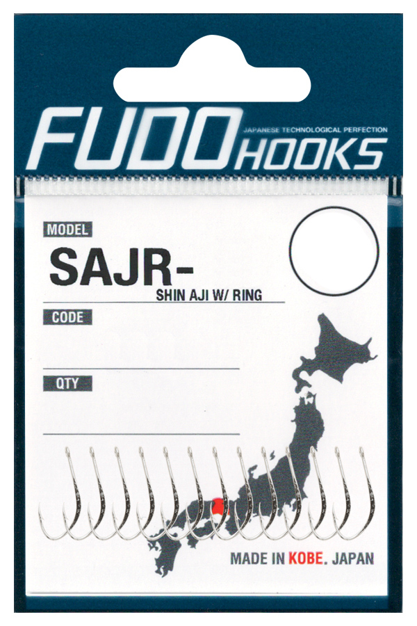 Крючки Fudo Shin Aji W/ Ring SAJR-NK 2500 NK №5  - фото 1