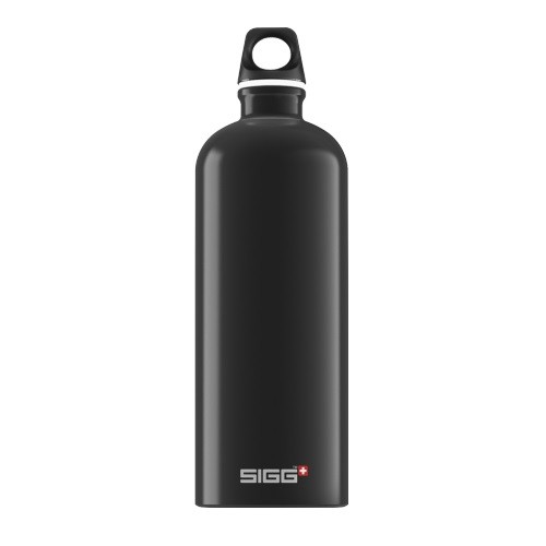 Бутылка SIGG Traveller Black для воды алюм 1,1л - фото 1