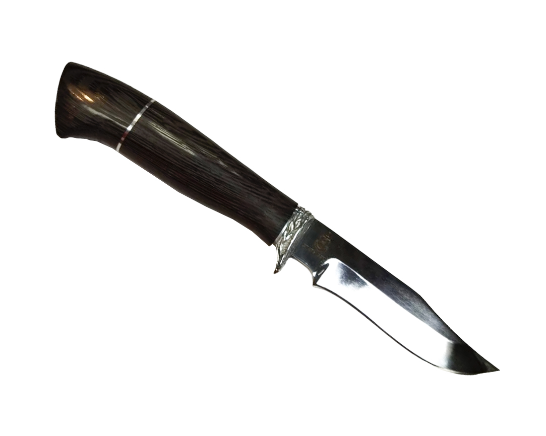 Нож Ладья Грибник НТ-2 65х13 венге - фото 1