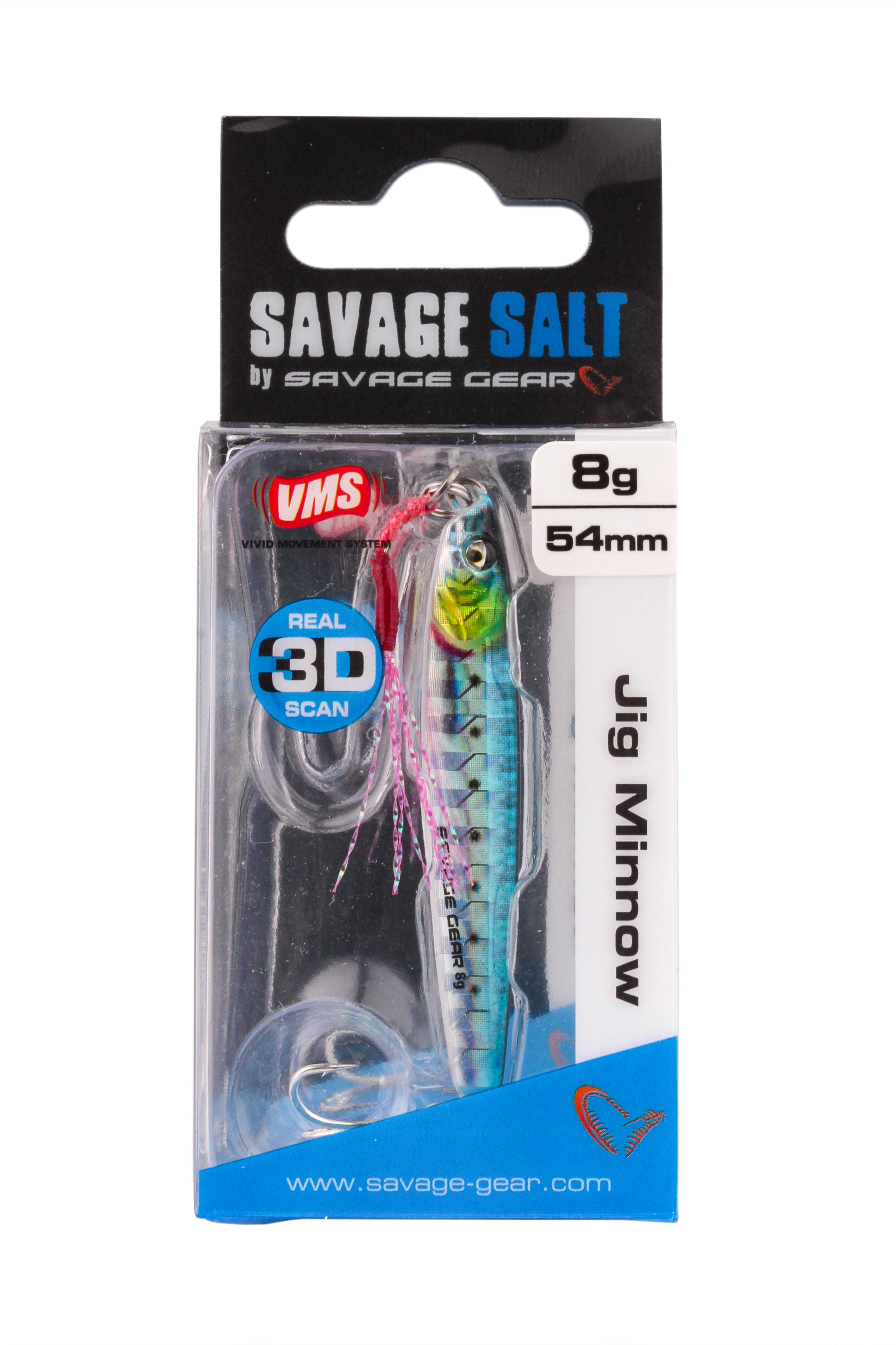 Пилькер Savage Gear 3D jig minnow 8гр 5,4см PHP sardine - фото 1