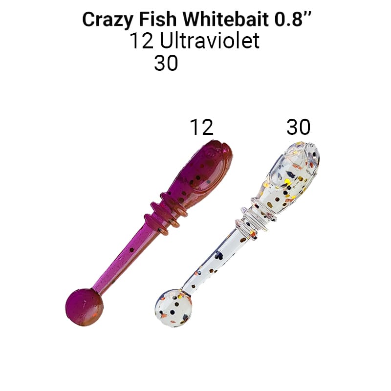 Приманка Crazy Fish Whitebait 0,8&quot; 16-20-12/30-6 - фото 1