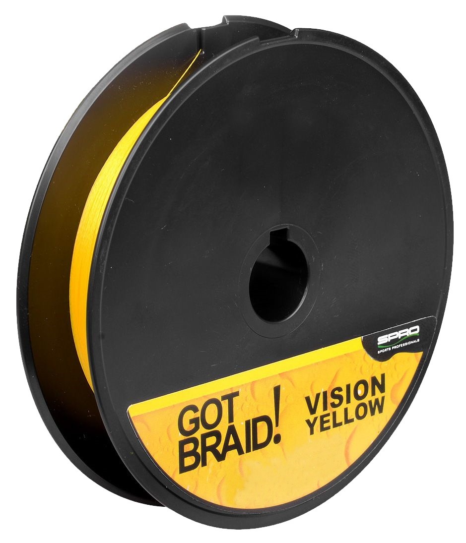 Шнур SPRO Got Braid! Yellow 0,08мм 150м - фото 1