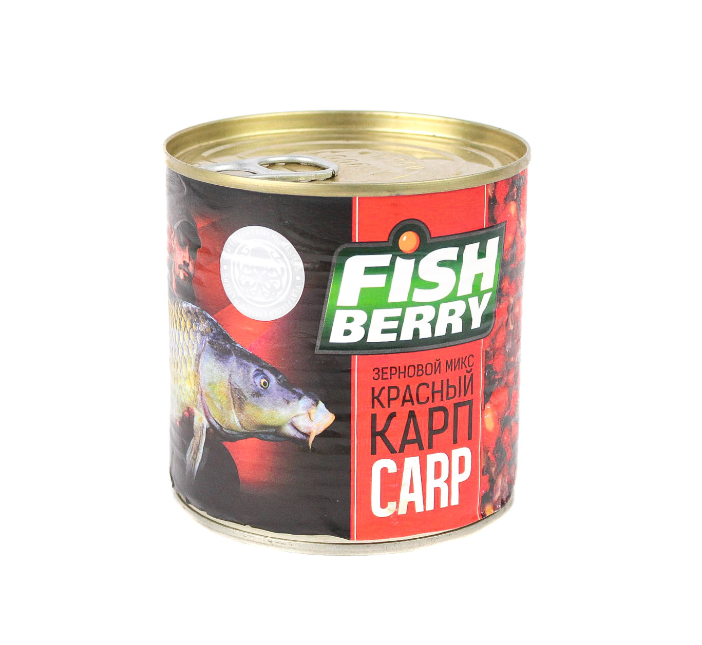 Консервированная зерновая смесь Fish Berry Попова карп красный клубника 430мл - фото 1