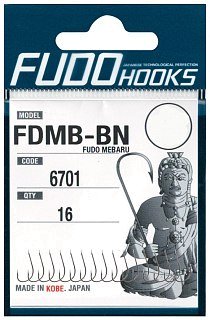 Крючки Fudo Mebaru FDMB-BN 6701 BN №6 