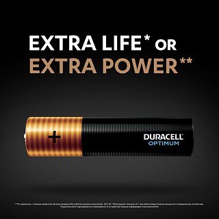Батарейка Duracell Optimum AAА уп.4шт - фото 2