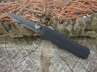 Нож Benchmade Precipice автомат черный S30V - фото 3