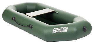 Лодка Тонар Бриз 190 гребки жесткое сиденье зеленый - фото 1