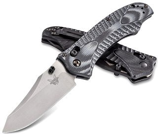 Нож Benchmade Rift складной сталь 154CM G10 серый - фото 2