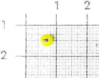 Бусина УЛОВКА с вырезом вольфрам 0,4гр 3,8мм лимонно-желтый fluo уп.5шт - фото 2